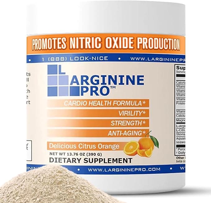 L-Arginine Plus L-Citrulline 5500mg Orange Powder Drink
