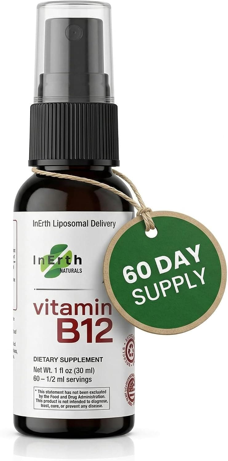 Inerth Naturals Liposomal Vitamin B12 Spray 1000 mcg