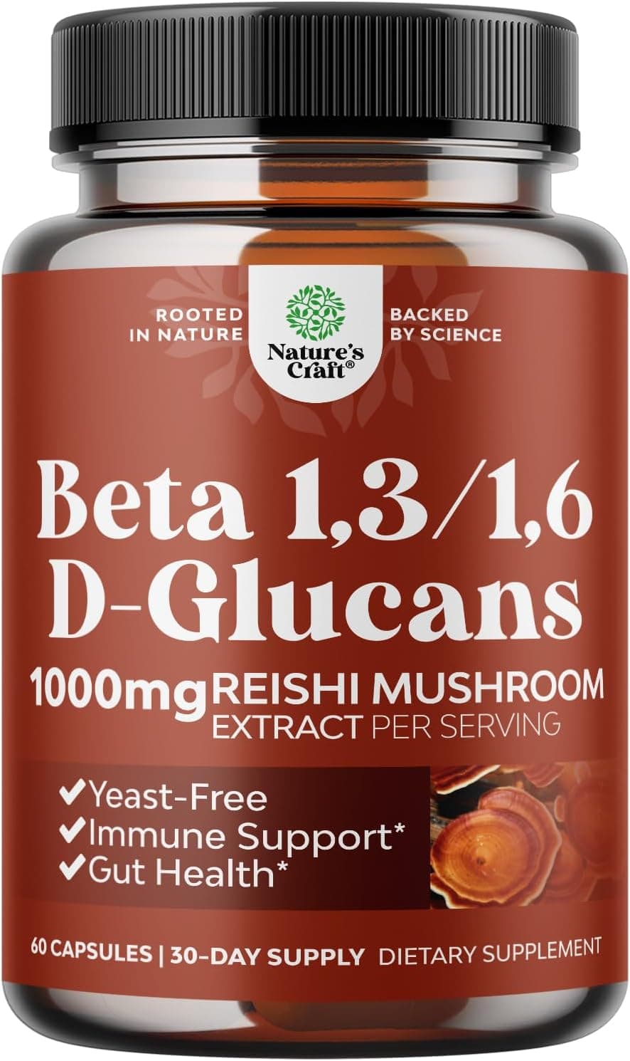 Beta Glucan 1,3/1,6 Immune Support Capsules (60ct)