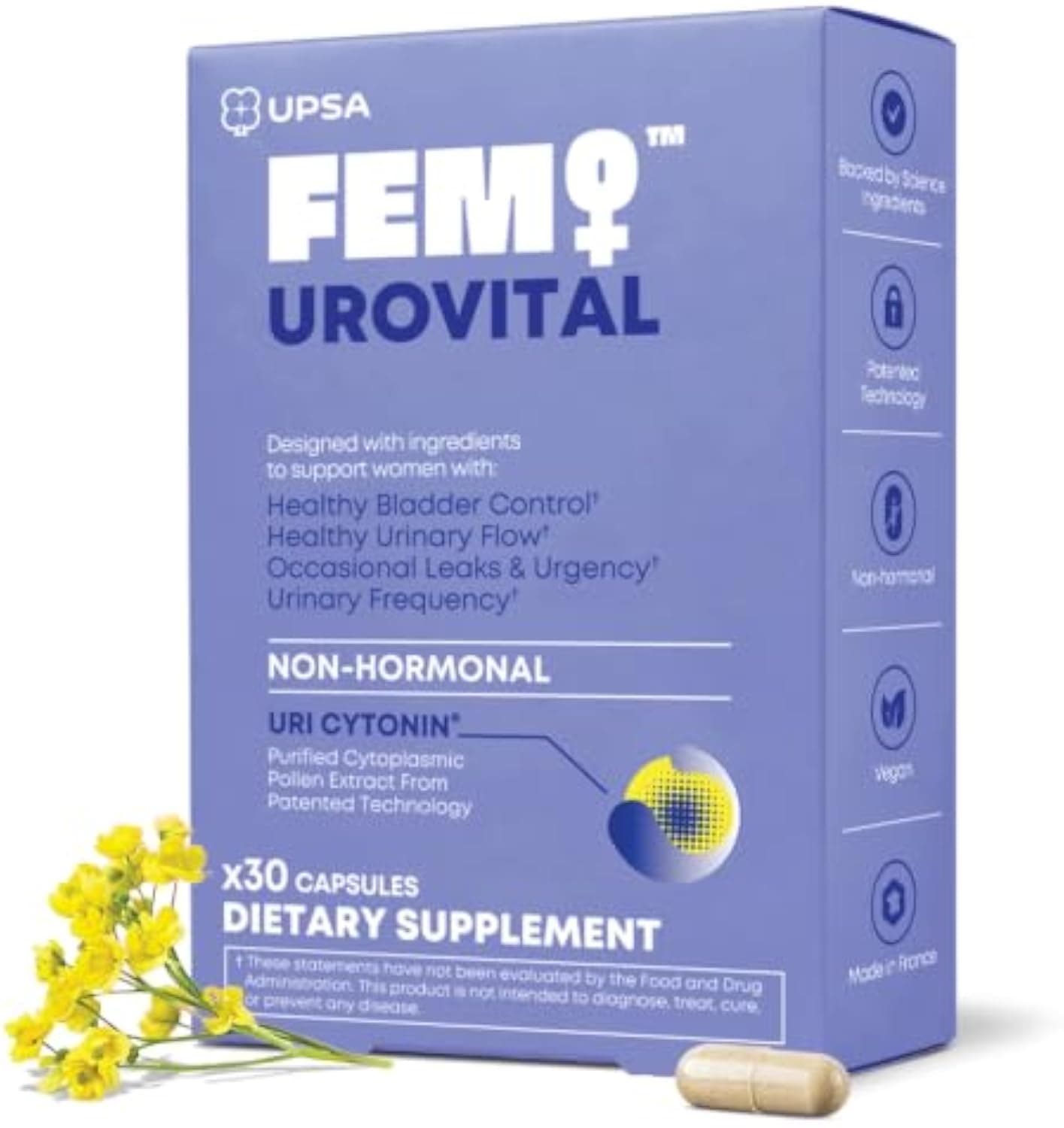 FEM Urovital Bladder Control Capsules