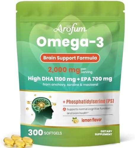Omega-3 Fish Oil 2000mg with DHA & Phosphatidylserine
