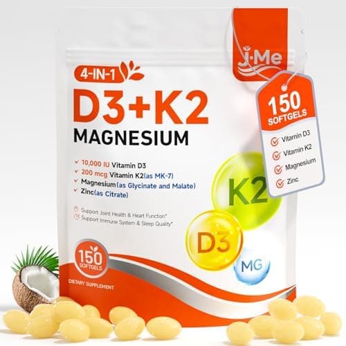 Vitamin D3 + K2 MK-7 with Magnesium — Bone & Immunity