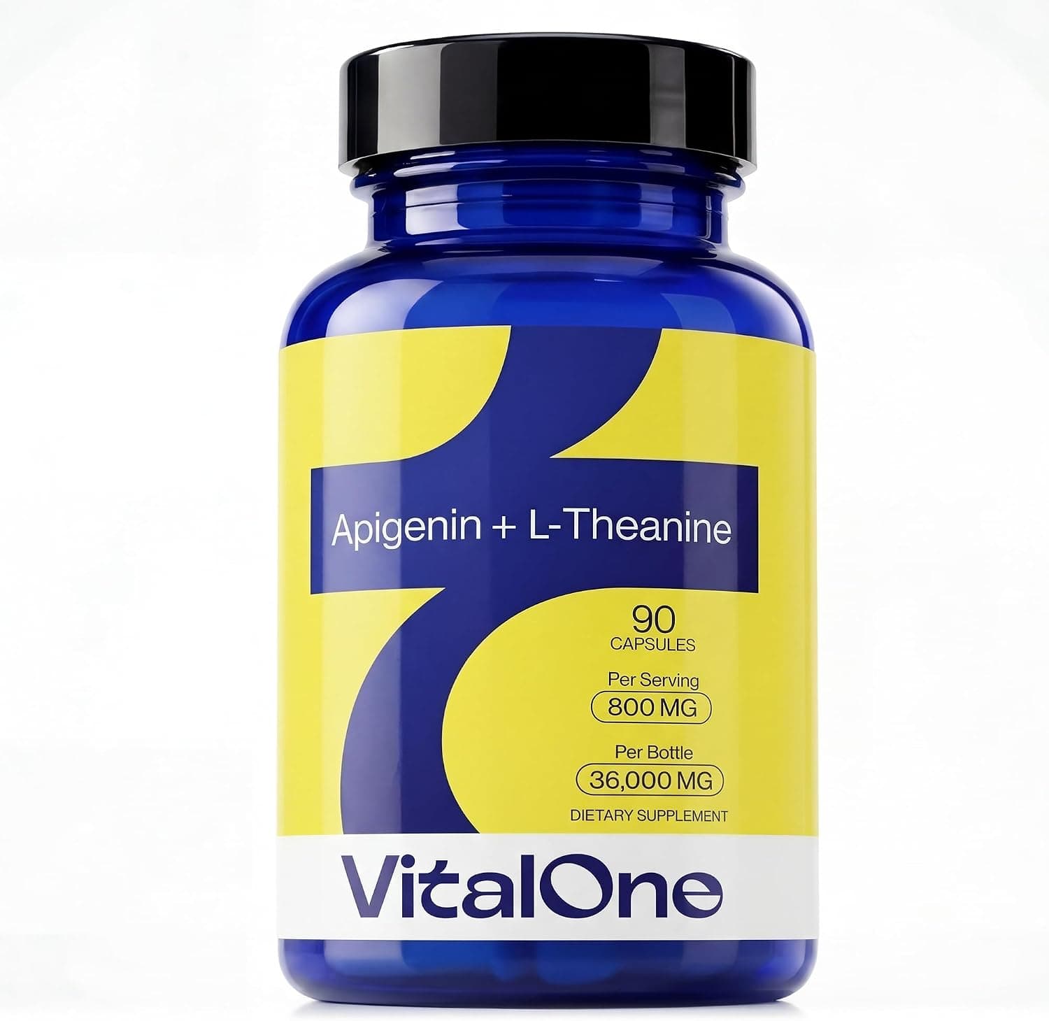 VitalOne Apigenin 200mg + L-Theanine 600mg 90ct