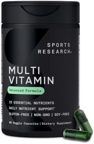 Sports Research Multivitamin with CoQ10, 60 Count