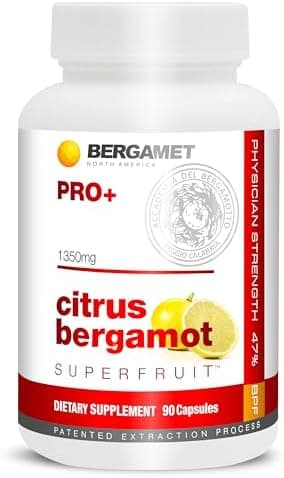 BergaMet Citrus Bergamot SuperFruit PRO+ with Olive Leaf