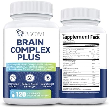 Lion’s Mane + Bacopa + Alpha GPC Brain Stack