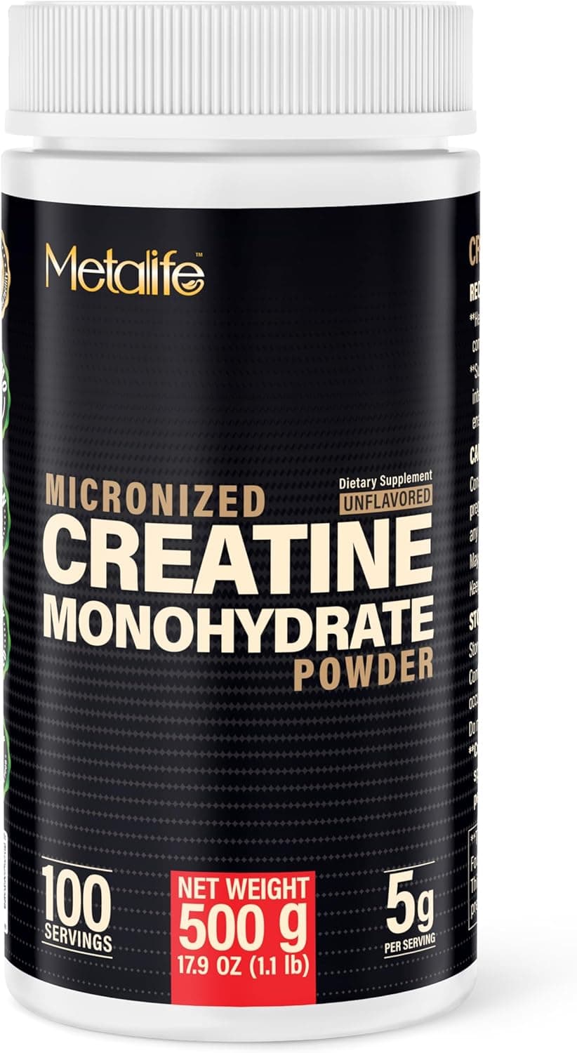 100% Pure Creatine Monohydrate Powder