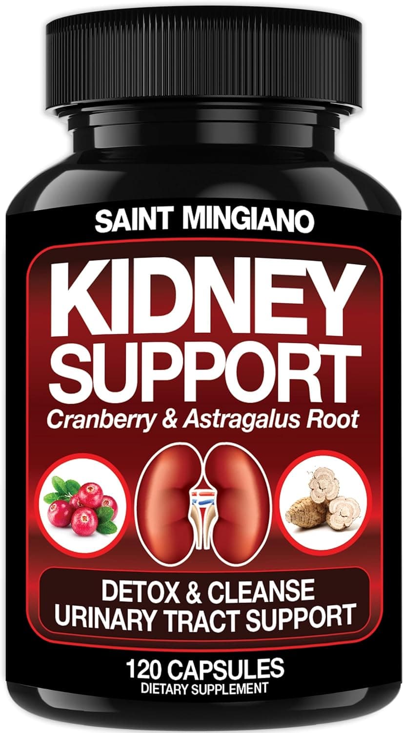 Kidney Support Cleanse Detox & Repair - High Strength Liver Cleanse Detox Supporting Urinary Tract & Bladder Health