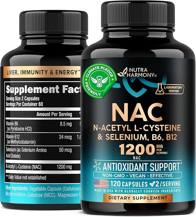 NAC | Selenium | B6 | B12 - Antiox, Immune, Liver & Respiratory health