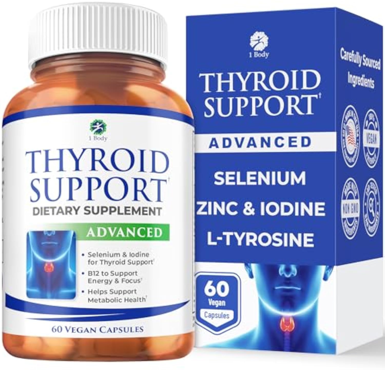 1 Body Thyroid Support Capsules