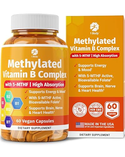 1 Body Methylated B-Complex Capsules