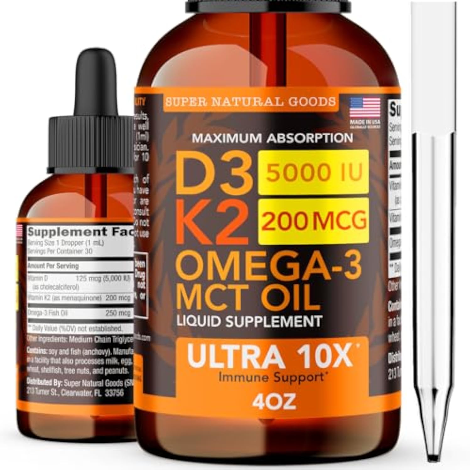 Super Natural Goods D3 Liquid Drops
